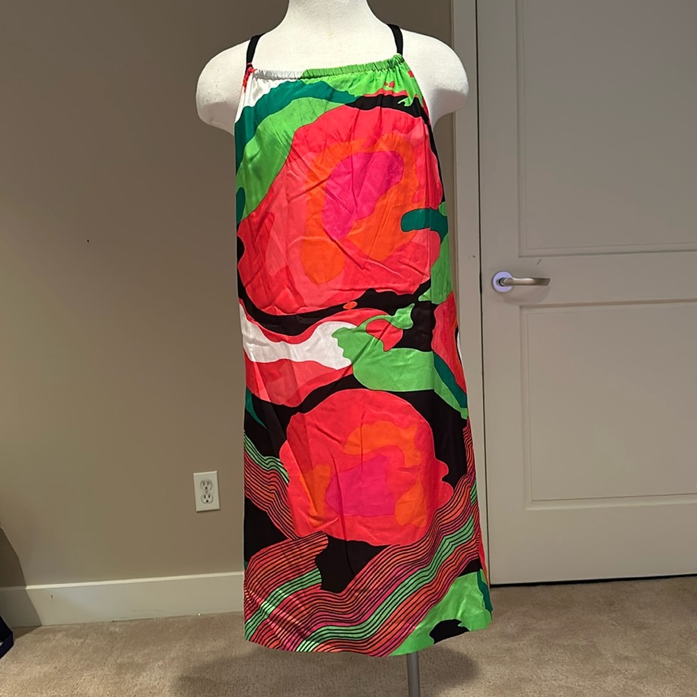 Julie Brown multi color A line dress